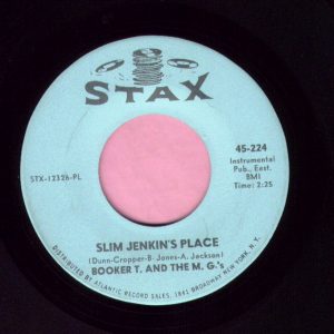 Booker T. And The M.G.’s ” Slim Jenkin’s Place ” Stax Vg+
