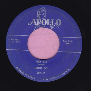 Eddie Bo ” Hey Bo ” Apollo Vg