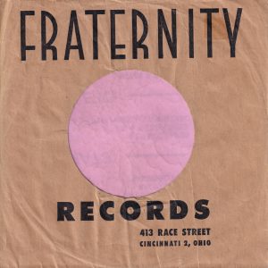 Fraternity Records U.S.A. Company Sleeve 1955