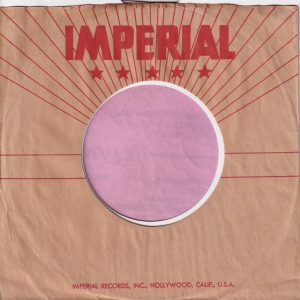 Imperial U.S.A. Company Sleeve 1957 – 1961