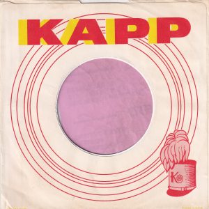 Kapp Records U.S.A. Company Sleeve 1962 – 1965