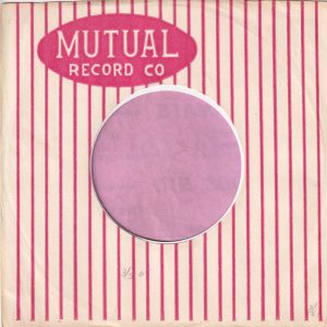 Mutual Records U.S.A. Company Sleeve 1964 – 1965