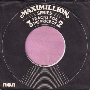 RCA Maxi Million Series U.K. Company Sleeve 1975 – 1979