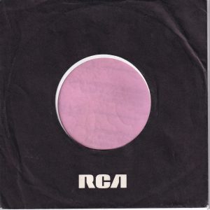 RCA U.K. Company Sleeve 1979 – ?