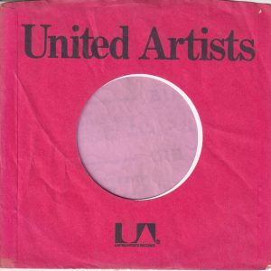 United Artists U.S.A. Company Sleeve 1978 – 1979