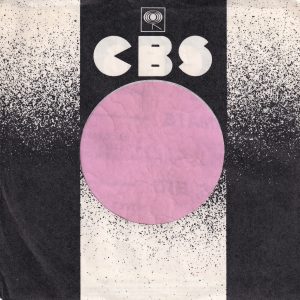 CBS Records U.K. Soho Address  Company Sleeve 1978 – 1979