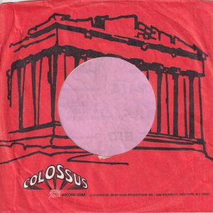 Colossus Records U.S.A. A Division Of Jerry Ross Productions No Ampex Reference Company Sleeve 1969 – 1971
