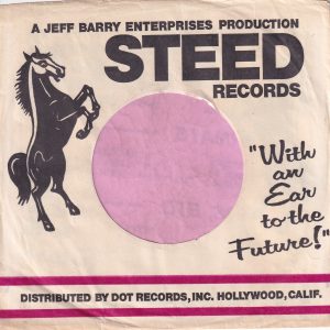 Steed Records U.S.A. Red Lines Small Gap Between Red Bars Company Sleeve 1967 – 1971