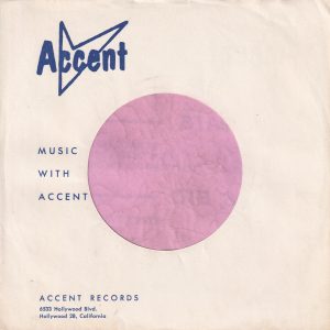 Accent U.S.A. Company Sleeve 1961 – 1967