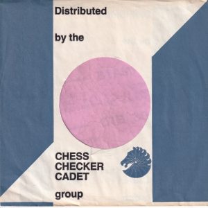 Chess Checker Cadet Group U.S.A. Company Sleeve 1963 – 1965