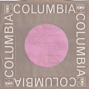 Columbia U.S.A. Grey Reg. Details On Left Side Company Sleeve 1964 – 1968