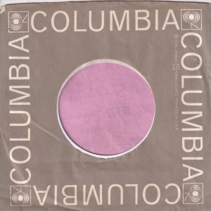 Columbia U.S.A. Grey Reg. Details On Right Side Company Sleeve 1964 – 1968