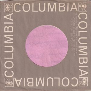 Columbia U.S.A. Grey Reg. Details On Right Side Three Lines Of Text Company Sleeve 1968 – 1969