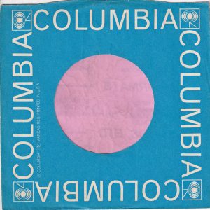 Columbia Cadet Blue Reg Details Long Text Left Side U.S.A. Company Sleeve 1963 – 1964