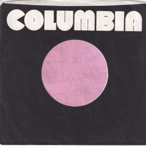 Columbia Large Text U.S.A. Company Sleeve 1973 – 1984