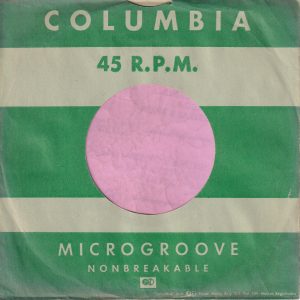Columbia Small Notch , Reg. details start under ” AKA ”  U.S.A. Company Sleeve 1950 – 1954