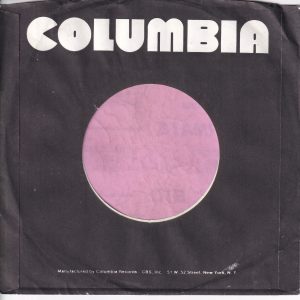Columbia Small Text U.S.A. Company Sleeve 1973 – 1984