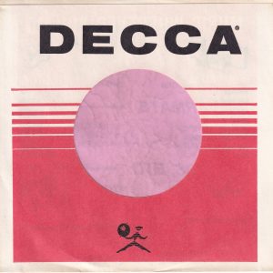 Decca Records U.S.A. Company Sleeve 1967 – 1968