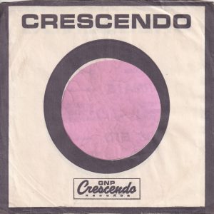 GNP Crescendo Records U.S.A. Company Sleeve 1964 – 1974