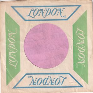 London U.S.A. No Address Mint Green / Ultramarine Company Sleeve 1965 – 1972