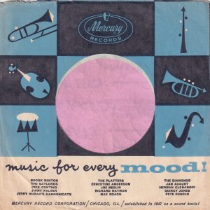 Mercury Records U.S.A. Blue , Mood ! In Blue Print Company Sleeve 1960 – 1961