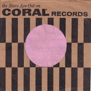Coral Records U.S.A. Company Sleeve 1962 – 1963