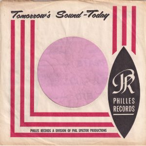 Philles Records Text Between Red Lines U.S.A. Company Sleeve 1962 – 1967
