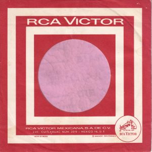 RCA Victor Mexico Company Sleeve