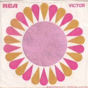 RCA Victor U.S.A. Company Sleeve 1969 – 1971