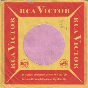 RCA Victor U.S.A.  Red And Yellow Company Sleeve 1960 – 1965 ?