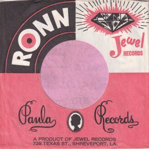 Ronn , Jewel , Paula Records U.S.A. Orange Red Company Sleeve 1967 – 1981