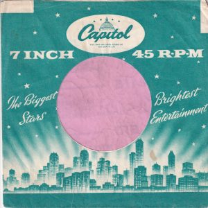 Capitol U.K. Company Sleeve 1958 – 1963