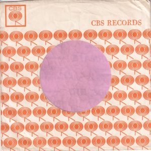 CBS Records U.K. Company Sleeve 1961 – 1965