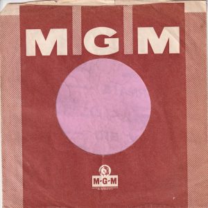 MGM Records U.K. Company Sleeve 1963 – 1964