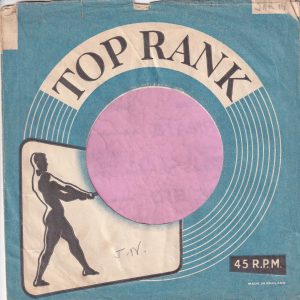 Top Rank U.K. Company Sleeve 1959