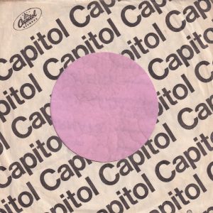 Capitol Records U.S.A. No Address Details , Printed In Usa Details Below IT , Company Sleeve 1967 -1969