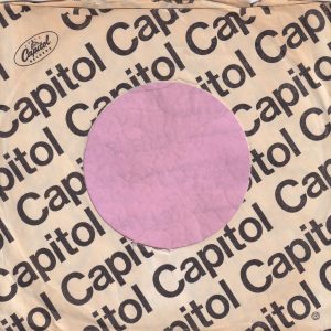 Capitol Records U.S.A. No Address Details , Printed In Usa Details Below OL , Company Sleeve 1967 -1969