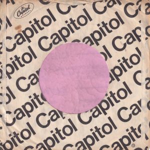 Capitol Records U.S.A. No Address Details , Printed In Usa Details Below PI , Company Sleeve 1967 -1969