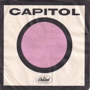 Capitol Records U.S.A. No Printed In USA Details Company Sleeve 1962 -1967