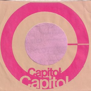 Capitol Records U.S.A. Red On Brown No Printed In USA Details Design Smaller On One Side Company Sleeve 1972 – 1978