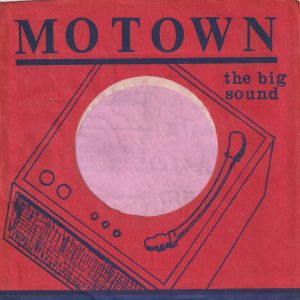 Motown U.S.A. Blue Print On Red With Blue Bottom Strip Company Sleeve 1961 – 1964