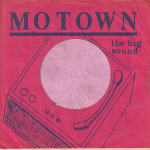 Motown U.S.A. Blue Print On Red With White Bottom Strip Company Sleeve 1961 – 1964