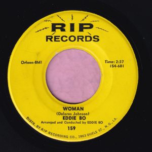 Eddie Bo ” Woman ” RIP Records Vg+