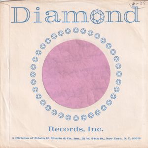 Diamond Records U.S.A. Company Sleeve 1969 – 1970