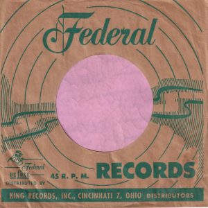 Federal King Deluxe U.S.A. Green Company Sleeve 1953 – 1958