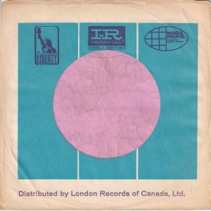 London Records Canadian Liberty Imperial World Pacific Company Sleeve
