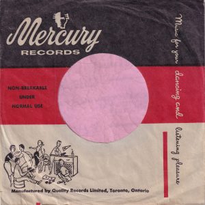 Mercury Records Canadian Company Sleeve