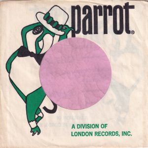 Parrot U.S.A. With No Address Details Company Sleeve 1964 – 1968