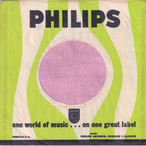 Philips U.S.A. Company Sleeve 1962 – 1963