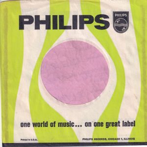 Philips U.S.A. Incorrect Typeface Company Sleeve 1962